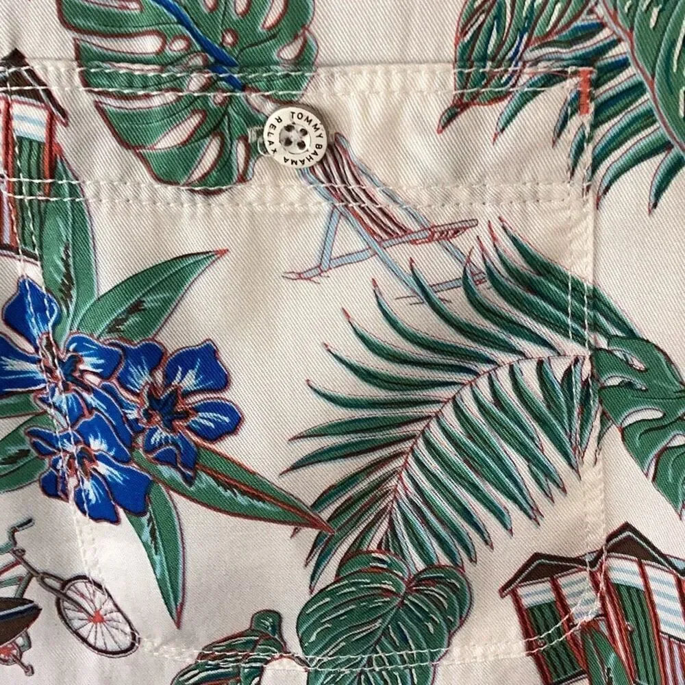 Tommy Bahama Cabana Club Camp Shirt Men’s Large Short Sleeve